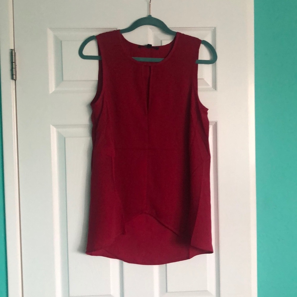 BCBG Maxazria Sangria color top, size M